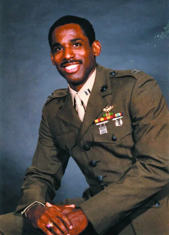 Carl Sharperson in military uniform